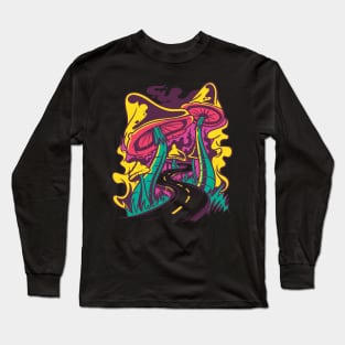 Road Mushrooms Long Sleeve T-Shirt